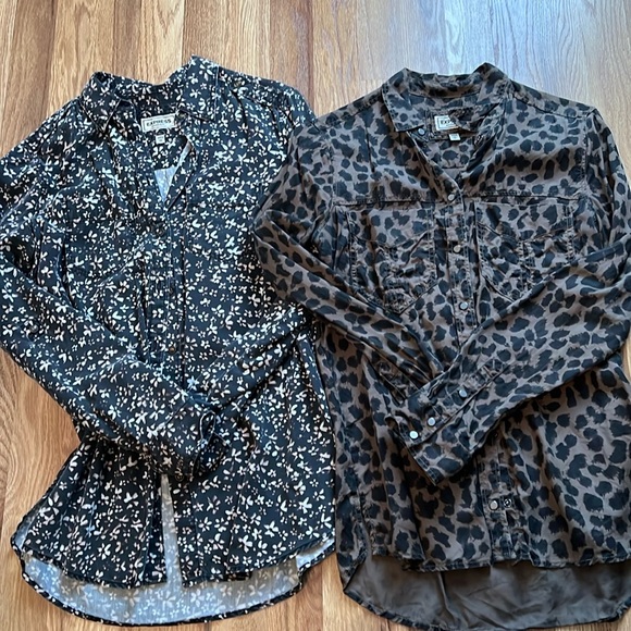 Express Tops - *Bundle of 2* EUC Express Boyfriend Shirts